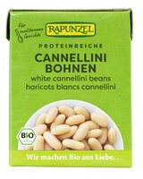 Weiße Cannellini Bohnen im Tetra Pak