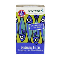 Sardinenfilets in nativem Bio-Olivenöl extra