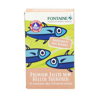 Premium Filets vom Hellen Thunfisch in Bio-Olivenöl