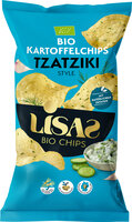 Lisas Bio Kartoffelchips Tzatziki Style 125g