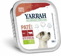 Yarrah Bio Hund Schale Pastete getreidefrei mit Rind