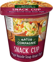 Snack Cup Veggie Noodle Soup Asian Style