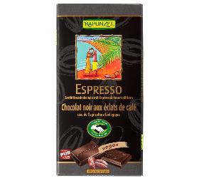 Zartbitterschokolade mit Espresso-Splittern 51 %, 80 g