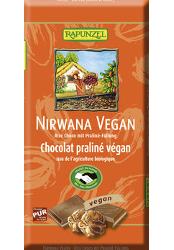 Nirwana vegane Schokolade mit Praliné-Füllung, 100 g