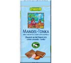 Vollmilch Schokolade Mandel-Tonka, 100 g