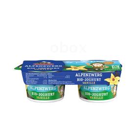 Alpenzwerg Himbeere + Vanille Joghurt, 4x100 g