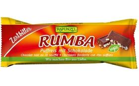Rumba Puffreisriegel Zartbitter, 50 g