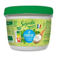 Fermentierte Bio Alternative zu Crème fraîche auf Soja- und Pflanzenfettbasis