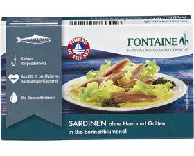 Sardinen ohne Haut und Gräten, 120 g