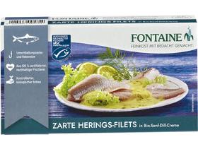 Heringfilets in Senf-Dill-Creme, 200 g