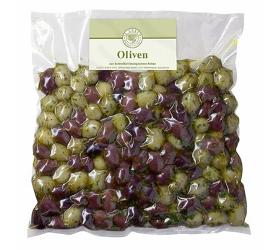 Oliven mix schwarz-grün mariniert
