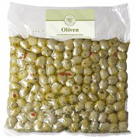 Griechische Oliven m. Paprika gef. mariniert