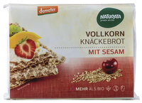 Vollkorn-Knäckebrot mit Sesam