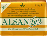 Alsan-Bio Bio-Margarine mit Rohstoffen aus kbA