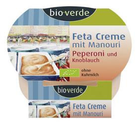Feta Creme mit Knoblauch & Peperoni, 125 g