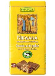 Nirwana Milchschokolade mit Praliné-Füllung, 100 g
