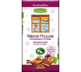Winter-Pflaume Vollmilchschokolade, 80 g