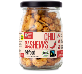 Ofengeröstete Cashews Chili & Paprika, 133 g - 30% reduziert, MHD 09_2024