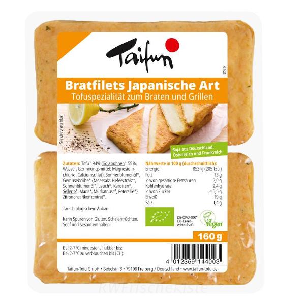 Produktfoto zu Tofu-Bratfilets Japan. Art 2St