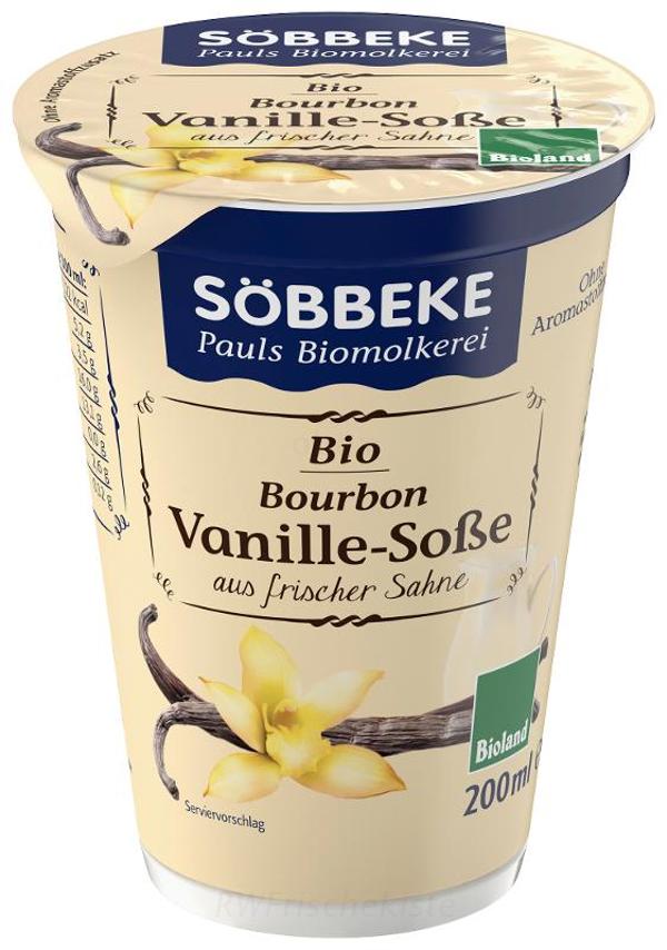 Produktfoto zu Vanille-Soße mit Sahne