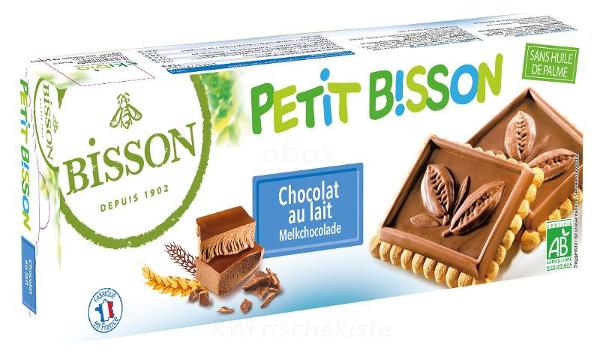 Produktfoto zu Petit Bisson Kekse mit Vollmilch-Schokolade
