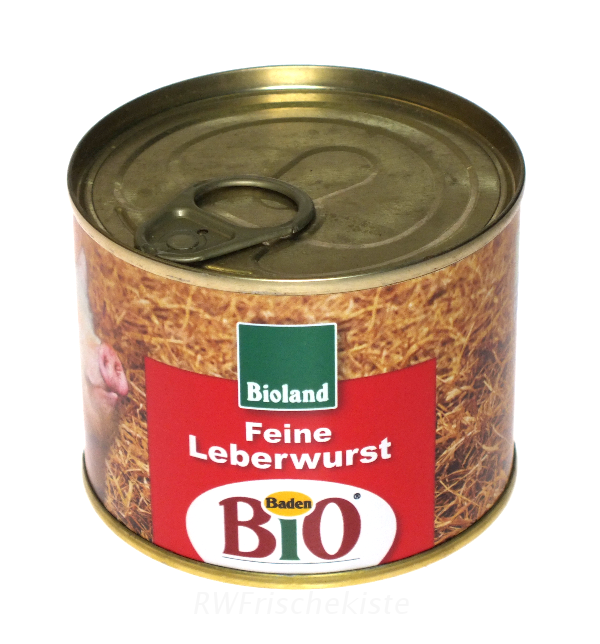 Produktfoto zu Leberwurst, fein (Dose)