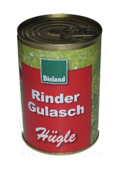 Rindergulasch (Dose)