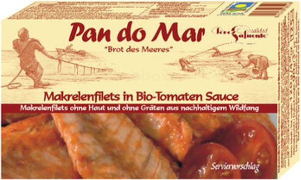 Produktfoto zu Makrelenfilets in Tomatensauce