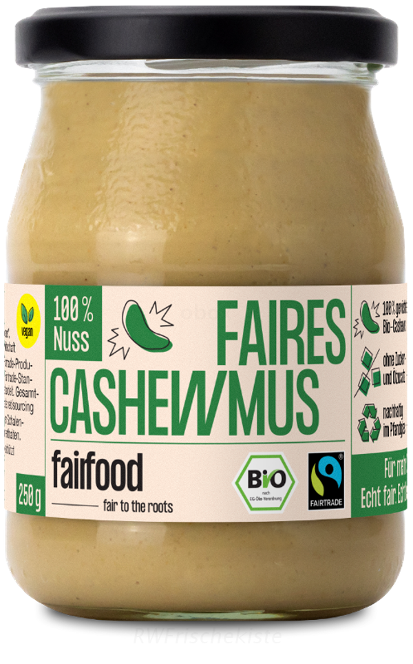 Produktfoto zu Cashewmus Fairtrade geröstet