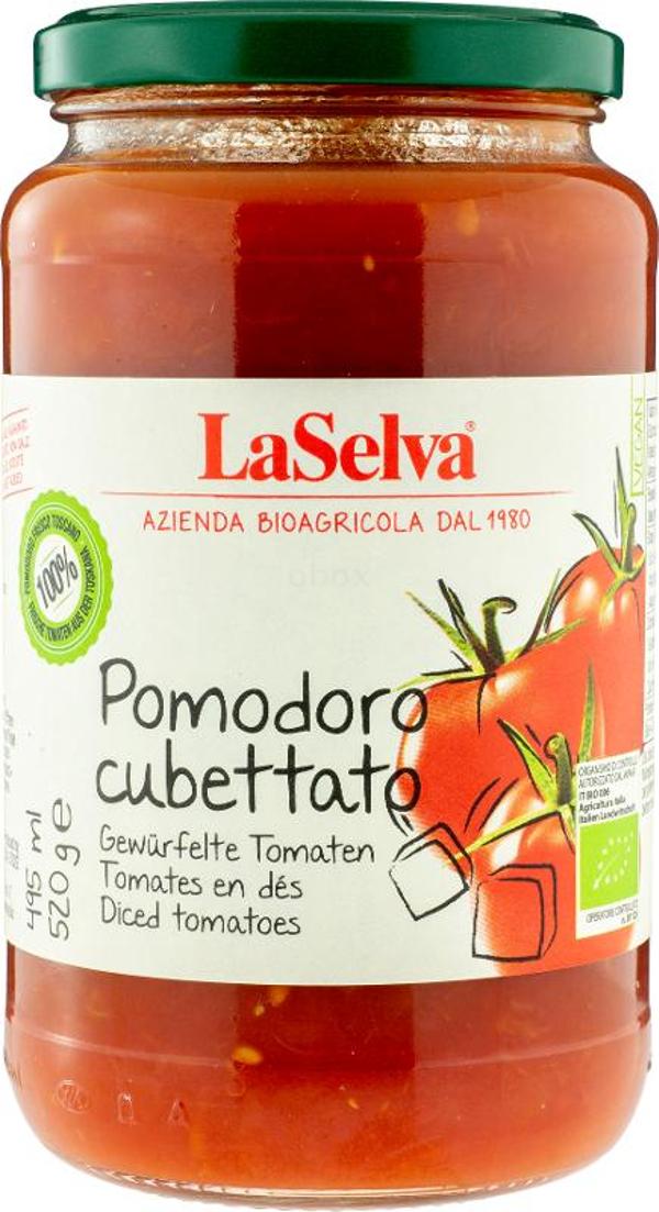 Produktfoto zu Tomaten gewürfelt Familienglas