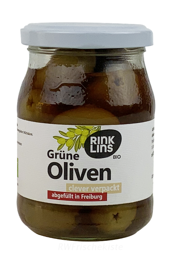 Produktfoto zu Grüne Oliven entsteint in Lake