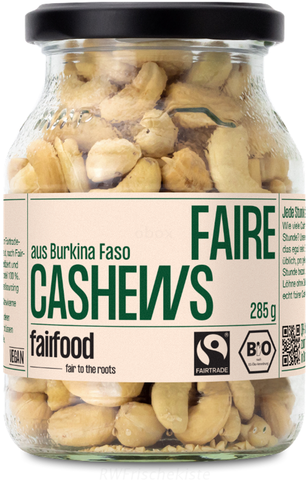 Produktfoto zu Cashewkerne natur Fairtrade