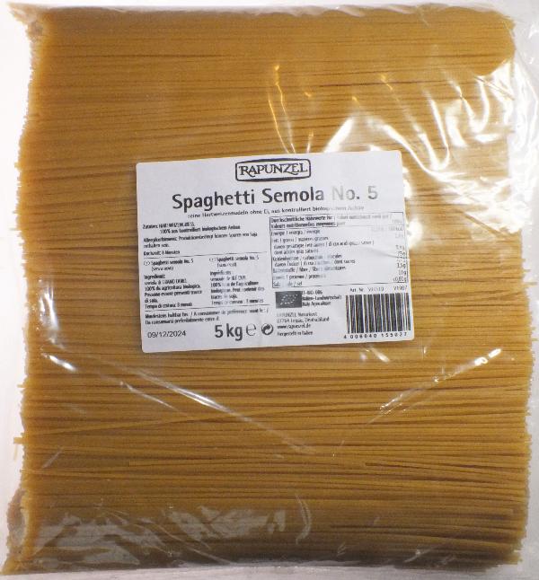 Produktfoto zu Spaghetti Semola 5kg