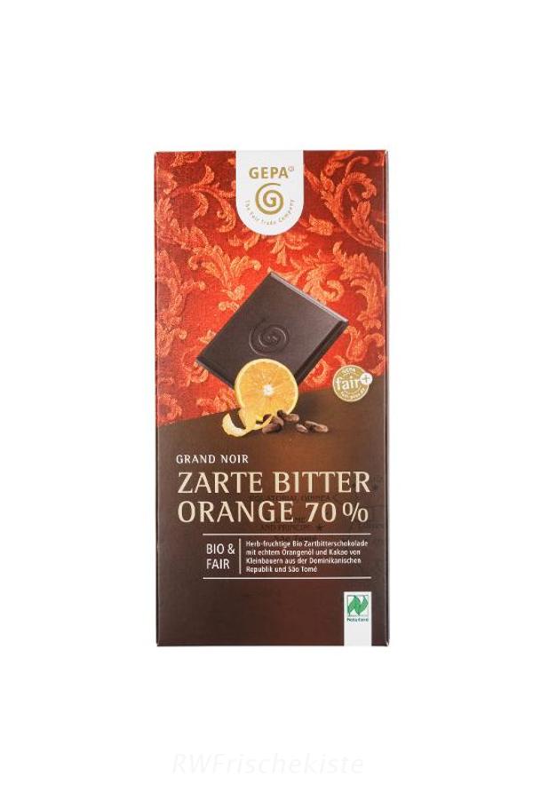 Produktfoto zu Grand Noir Orange 70% Schokolade