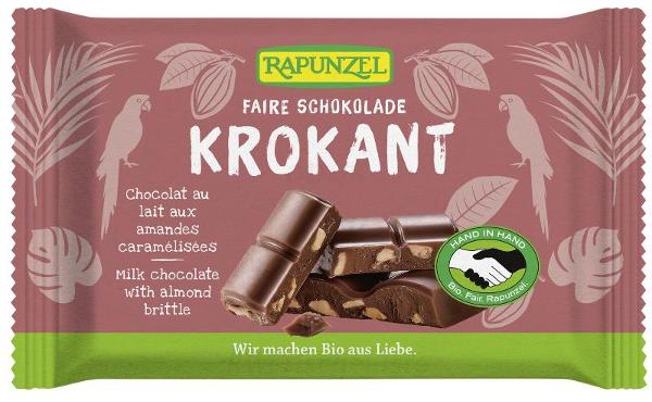 Produktfoto zu Vollmilch Krokant Schokolade