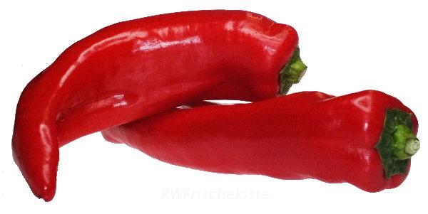 Produktfoto zu Paprika spitz rot