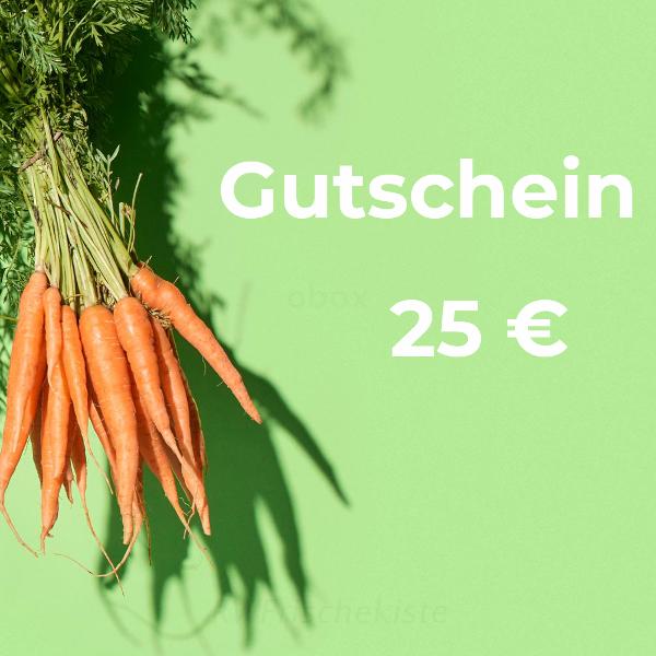 Produktfoto zu Gutschein 25€