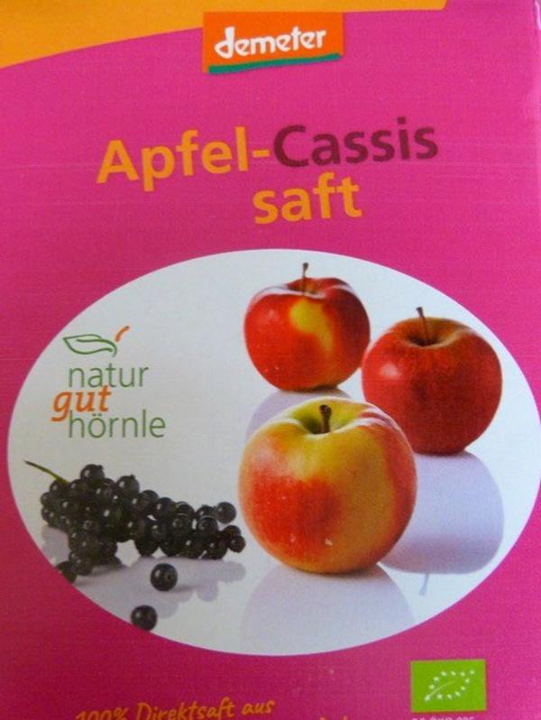 Produktfoto zu Apfel-Cassissaft Box