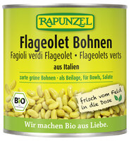 Flageolet Bohnen in der Dose