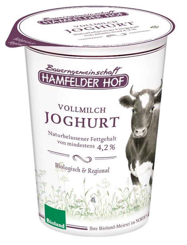 Produktfoto zu Hamfelder Naturjoghurt