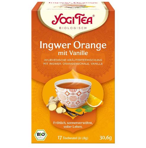 Tee Ingwer Orange Vanille von Yogi Tea