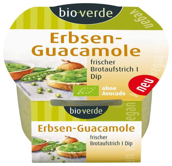 Produktfoto zu Erbsen Guacamole von bio-verde