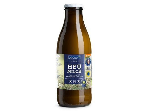 Produktfoto zu HEU-Milch, Flasche 3,8% von bioladen