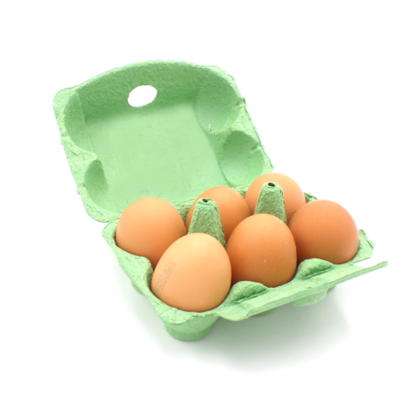 Produktfoto zu 6 Eier vom Buscher Hof