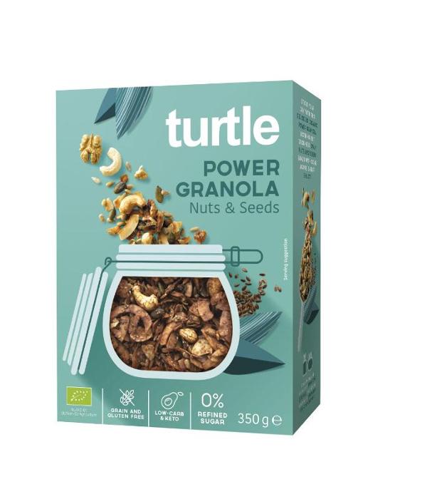 Produktfoto zu Power Granola Nüsse und Saaten von Turtle