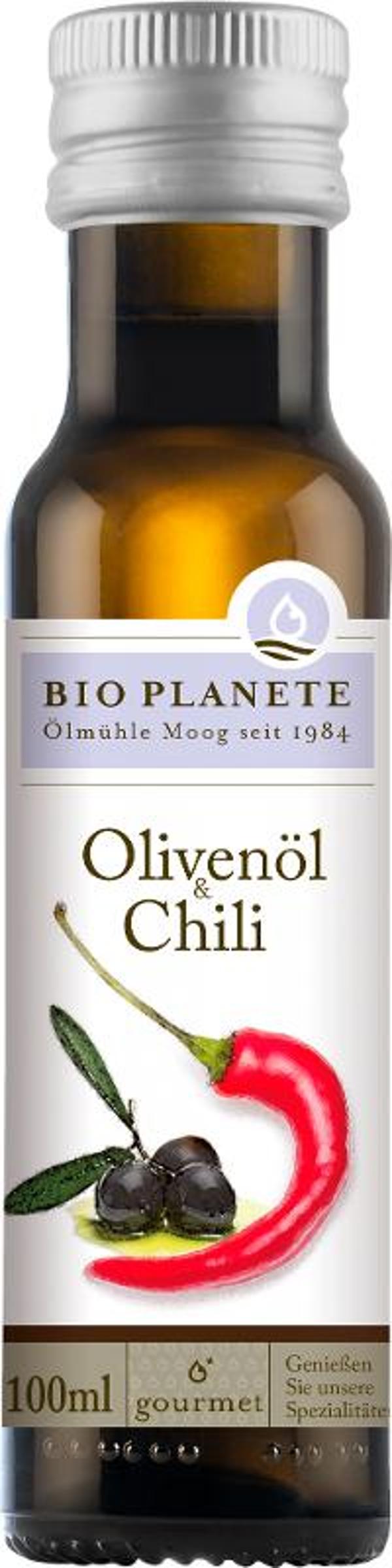 Produktfoto zu Olivenöl mit Chili von Bio Planete