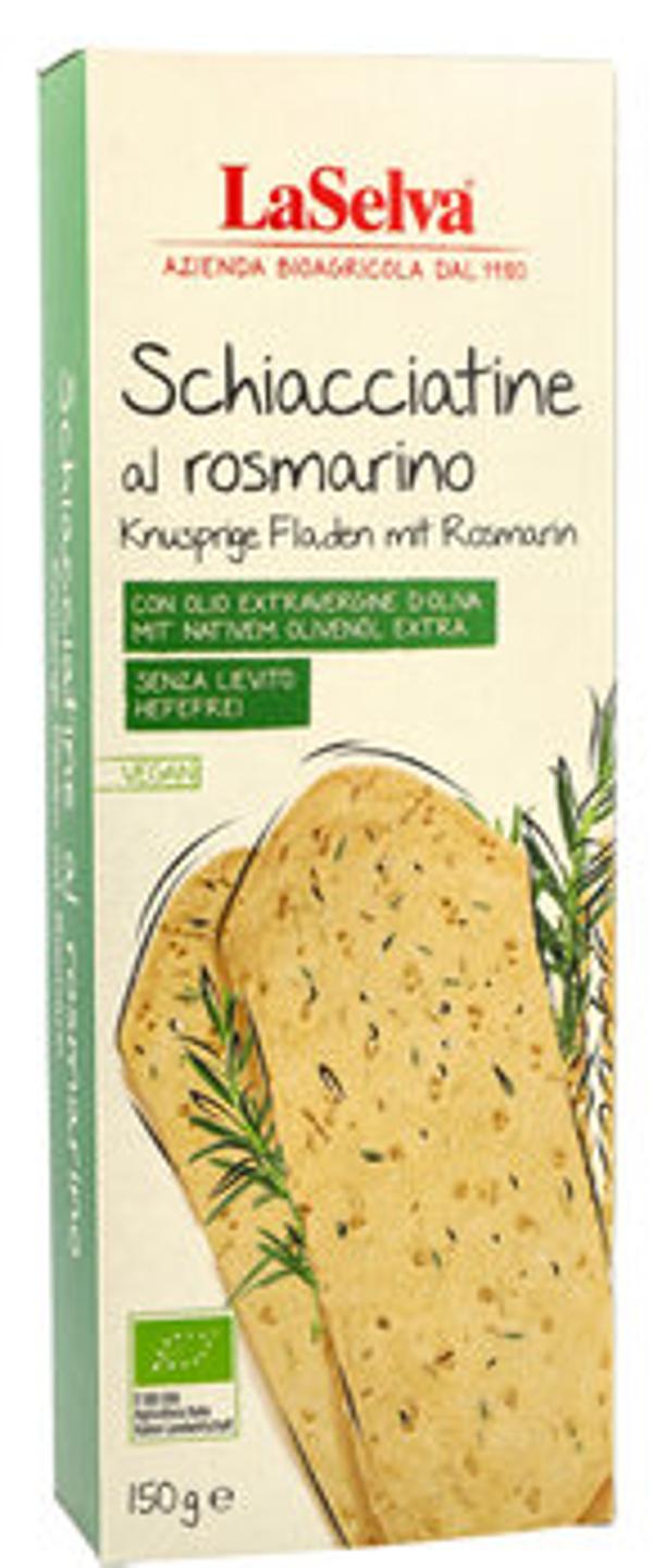 Produktfoto zu Schiacciatine al rosmarino knusprige Fladen mit Rosmarin von LaSelva