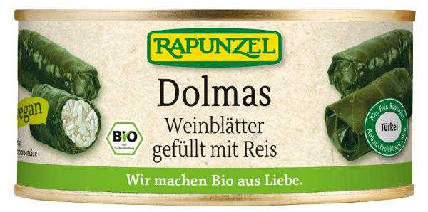 Produktfoto zu Dolmas Weinblätter gefüllt mit Reis von Rapunzel