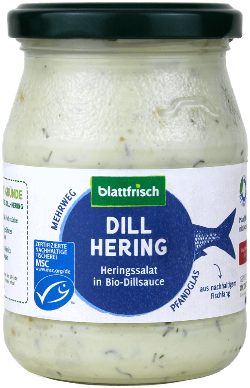 Heringsalat in Dill-Sauce- im Glas von Blattfrisch