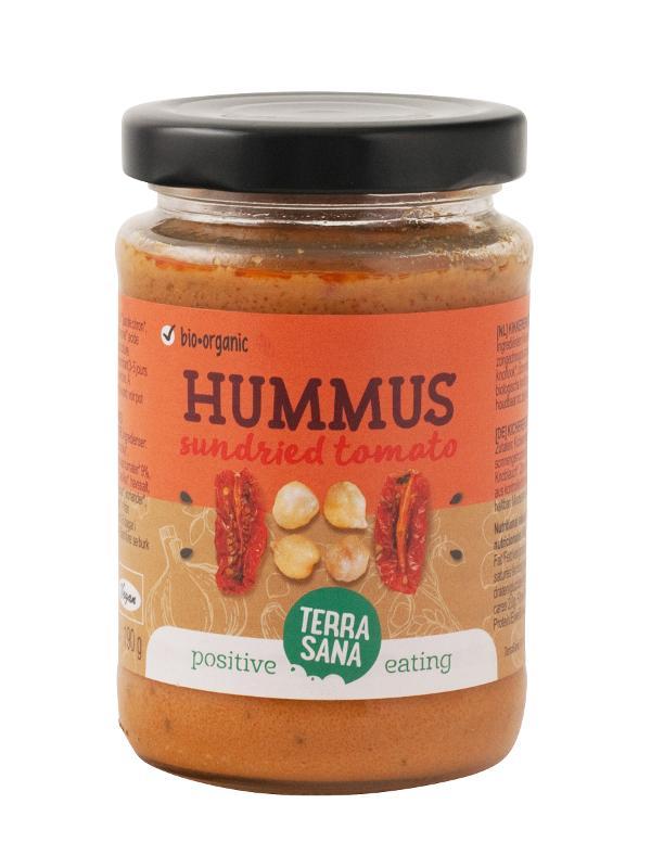 Produktfoto zu Hummus mit sonnengetr. Tomate von TerraSana